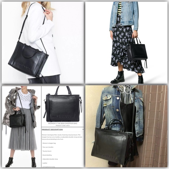 Marc Jacob’s The Box Shopper 29 Bag, Black - Picture 2 of 9